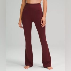 Lululemon groove pant red merlot size 6